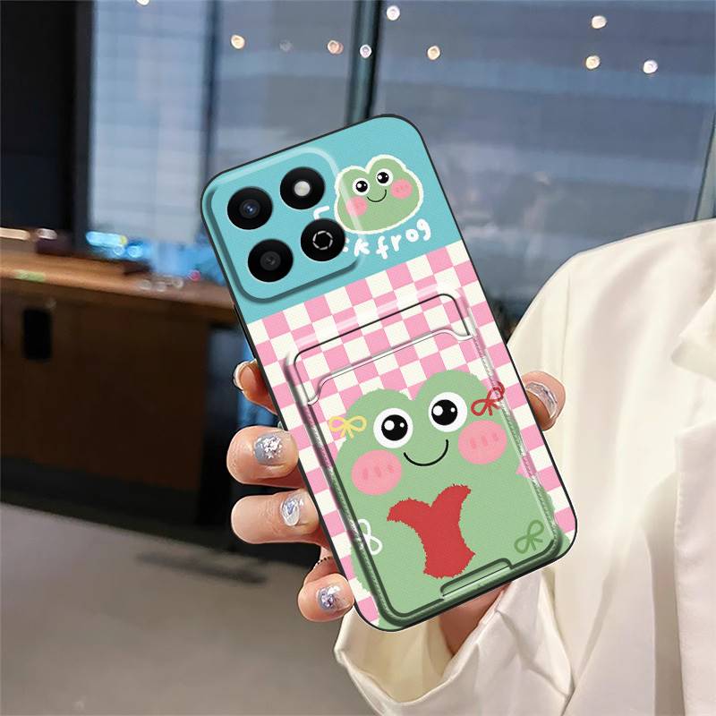 Card slot Full wrap Phone Case For Honor Play60 Plus/Honor200 Smart/X7C/Play9T protective Graffiti Anti-knock Cartoon