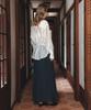 Siyajyu Sitp5290 Silky St String Shirt_White