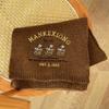Cute Bear Embroidered Wool Cartoon Scarf Female Autumn and Winter Warm Student Couple Versatile Knitted Scarf