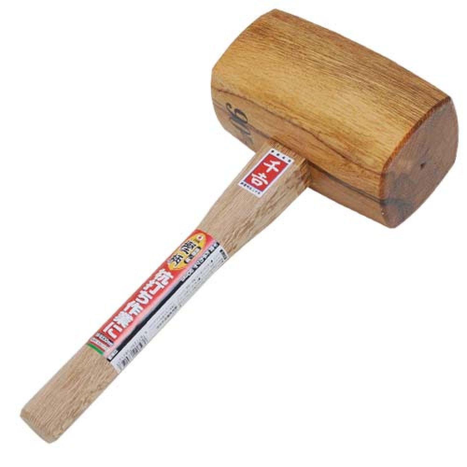 

Senkichi Single-Handed Mallet, 90mm Head Diameter, Small Type for Pile Driving, Dimensions: 8.5cm (depth) x 33.5cm (height) x 15.5cm (width)