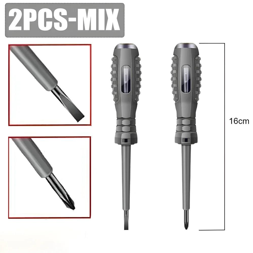 Digital Voltage Tester Pen AC Non-contact Induction Test Pencil Voltmeter Detector Electrical Slotted Screwdriver Indicator