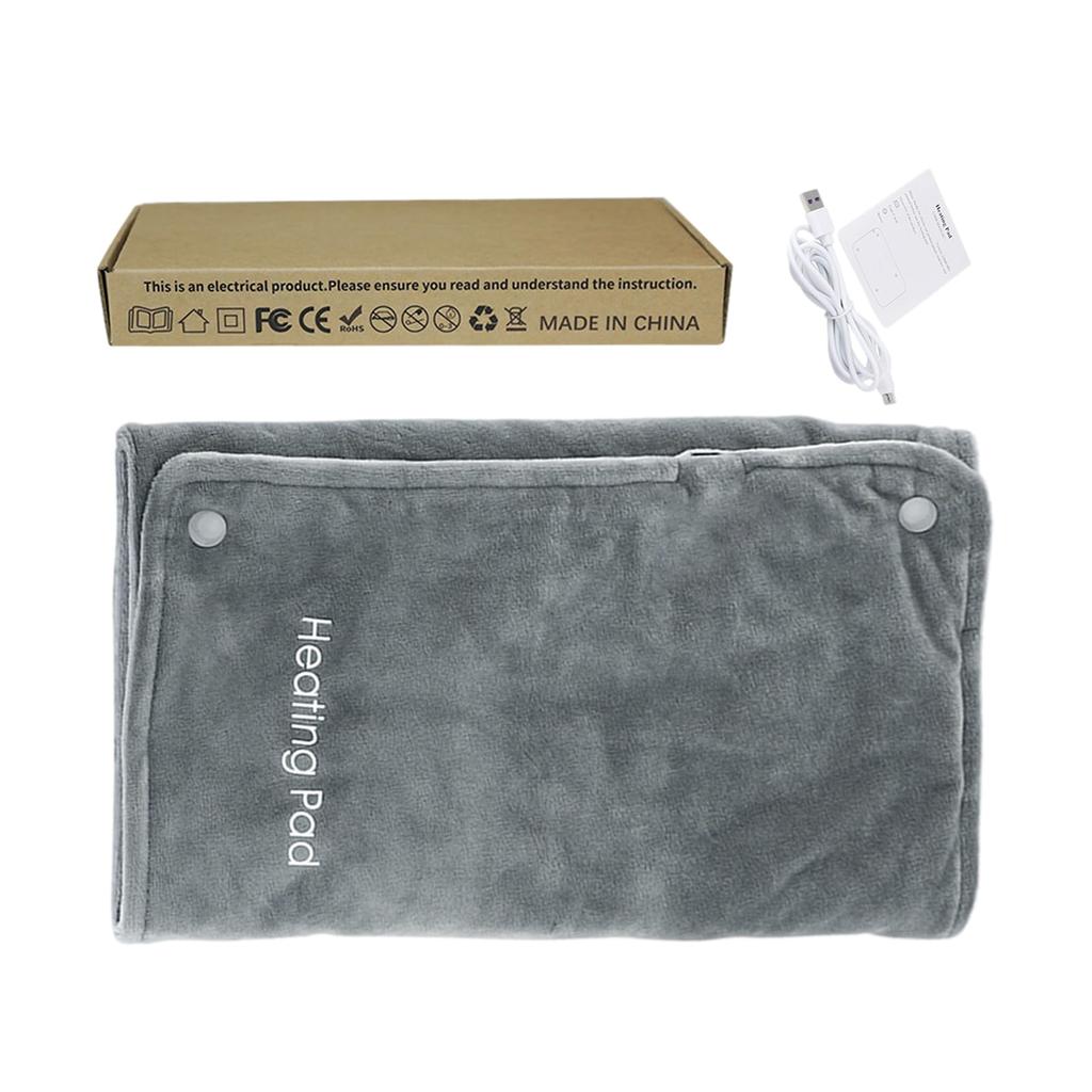 USB 5V Electric Heating Pad for Cramps & Back Pain Relief,Heat Pad with 59 INCH Cable,Mini Heated Blanket