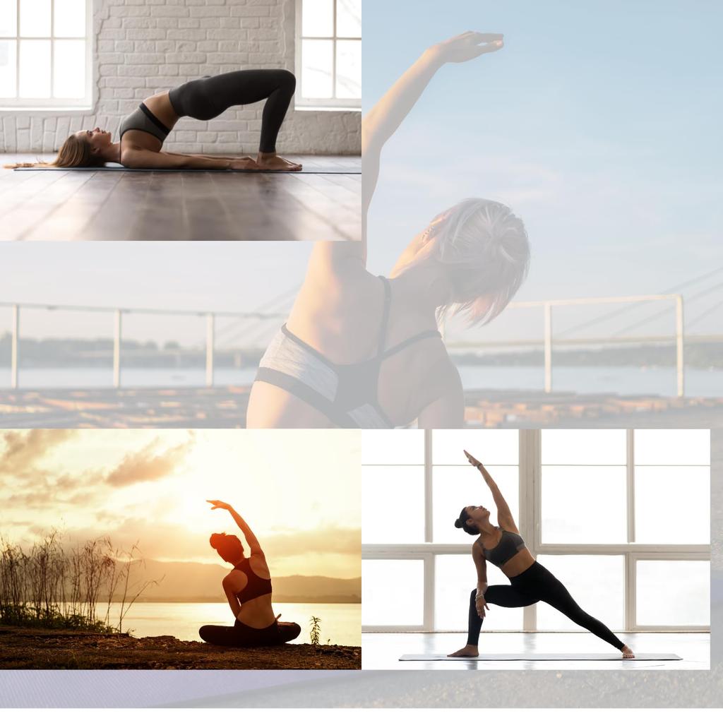 Ogcy Pilates and Yoga Set of 2 and Socks, Five-Toe Non-Slip Socks, (Black Gray)