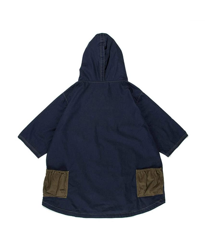 Oregonian Camper Fireproof Camping Parka Cotton (Wolf Brown) Poncho, Flame-Retardant (Size L)