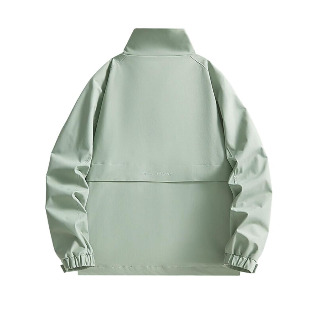 New Zipper Casual Coat Loose Collar Big Pocket Jacket Large Size Fashion Leisure Outdoor Sports Coat