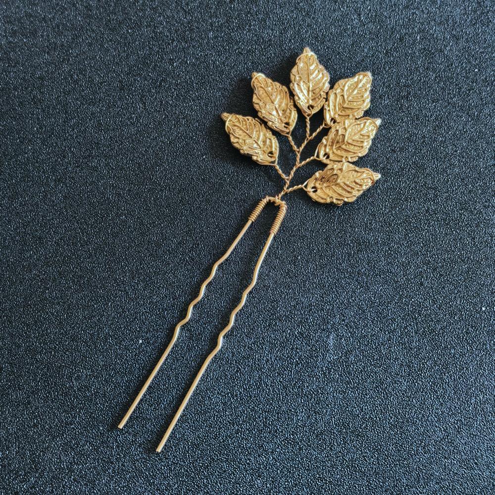 Metal Handmade Flower Hair Comb Pins Wedding Bridal Styling Hair Clip Pins Fashion Insert Hairpins Hair Accessories Gifts