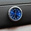 1PC Mini Quartz Clock for Car Glow-in-the-Dark Small Analog Dashboard Watch Stick-On Design Glowing Car Dashboard Clock