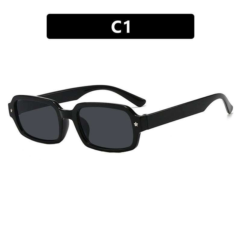 Classic Brand Designer Luxury Small Frame Square Sunglasses Women For Men Vintage Punk Sun Glasses Popular Hip Hop Shades Uv