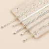 5pcs 18k Gold-plated Stainless Steel Bracelet Set for Women, an Elegant and Luxurious Jewelry Set for Women That Never Fades