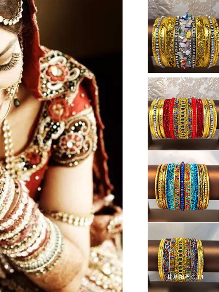 Exotic Indian Belly Dance Bangle Bracelet - Jewelry for Performers