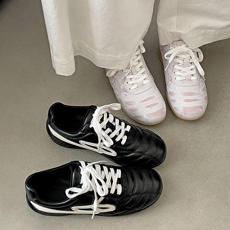 Black Retro Lightweight Versatile Platform Training Shoes Women's 2025 New Summer Soft-soled Casual Forrest Gump Sports Shoes