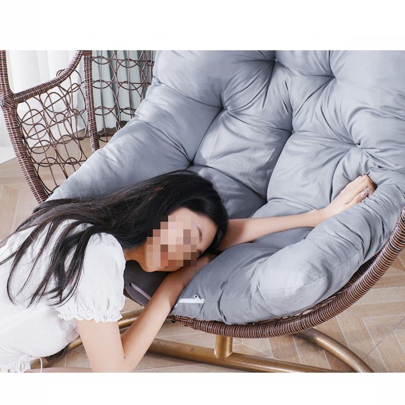 Comfortable and Breathable Suspended Basket Cushion Removable and Washable Rocking Chair Cushions Outdoor Balcony Garden Thick Hanging Chair Mat