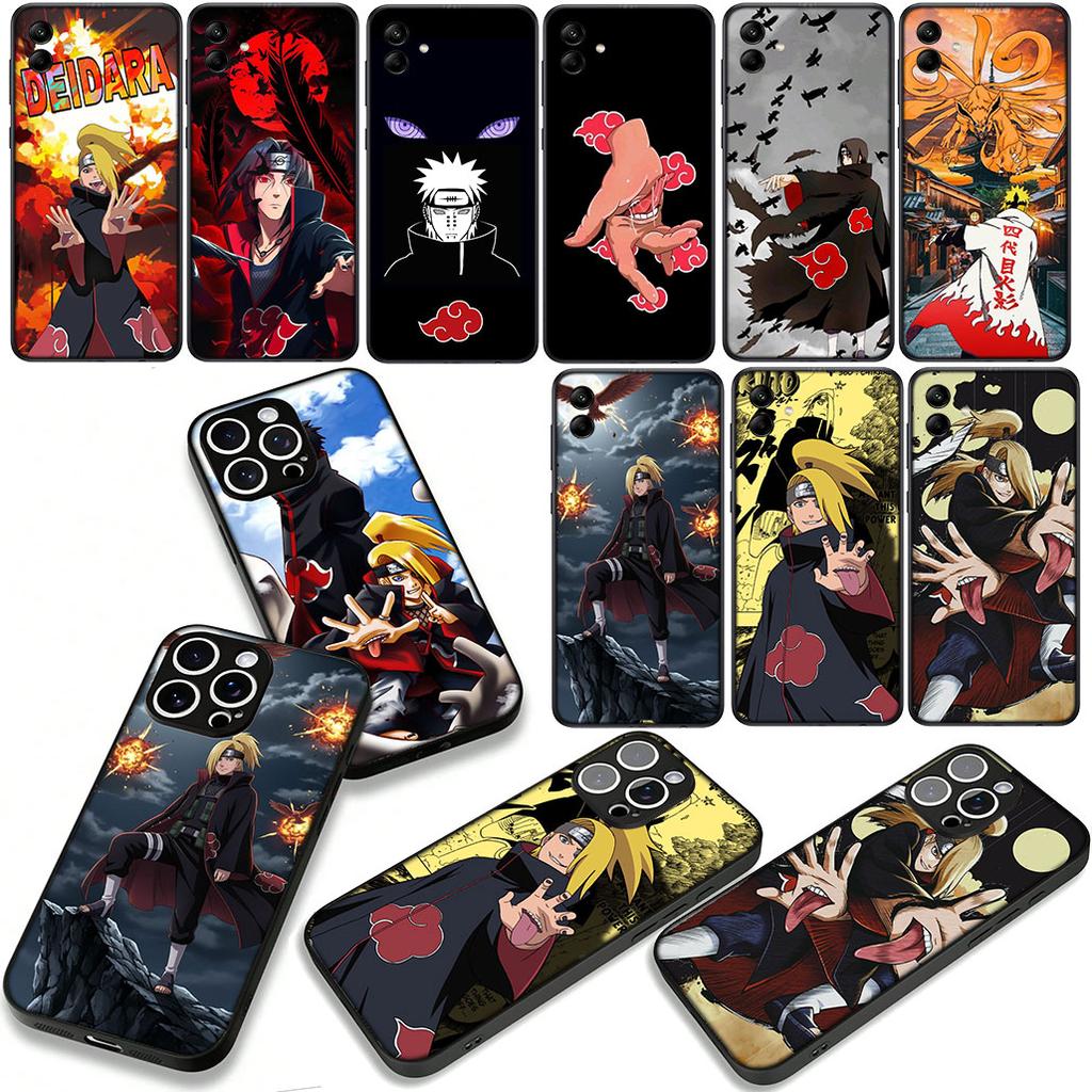 Narutos Deidara Itachi Akatsuki Pain Case for Motorola Moto G04 G13 G14 g45 G23 G32 G34 G35 G64 G82 G84 G53 G60 G72 E14 E15 E13