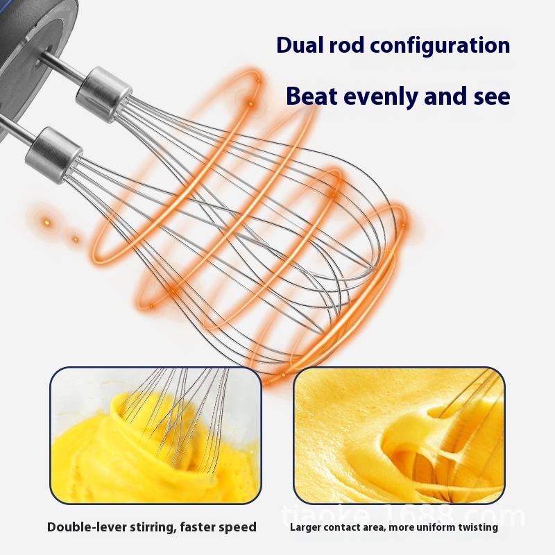 Electric Portable Blender Mixer Kitchen Tools Milk Frother Egg Beater Cake Baking Kneading Mixer Hand Mixer Food Processor Set