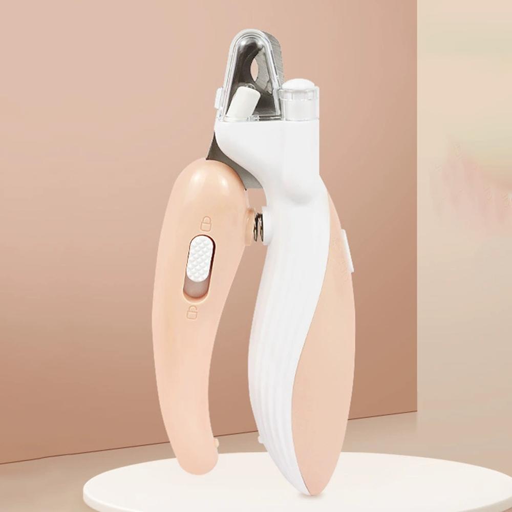 1PC Cat Led Nail Clippers With Lights - Anti-Blood-Splatter Pet Nail Scissors For Kittens - Dog Lighted Nail Clippers