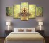 Home Decor Poster HD Pictures Prints Canvas 5 Piece Modular Zenyatta Overwatch Game Living Room Decorative Painting Framed No Frame