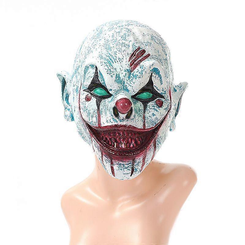 Halloween Bloodstained Clown Mask Full-Face Hood Ghost Festival Halloween