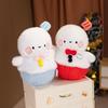 Cute Snowman & Santa Plush Christmas Ornaments - Holiday Decoration Gifts.