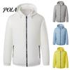 Cooling Coat Jacket USB Fan 3 Speeds Men Long Sleeve Hooded Air Conditioning Clothes Streetwear