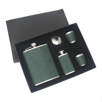 Flachmänner Geschenkset Weinflasche Edelstahl Dicht mit Trichter Trinkgeschirr Whisky für