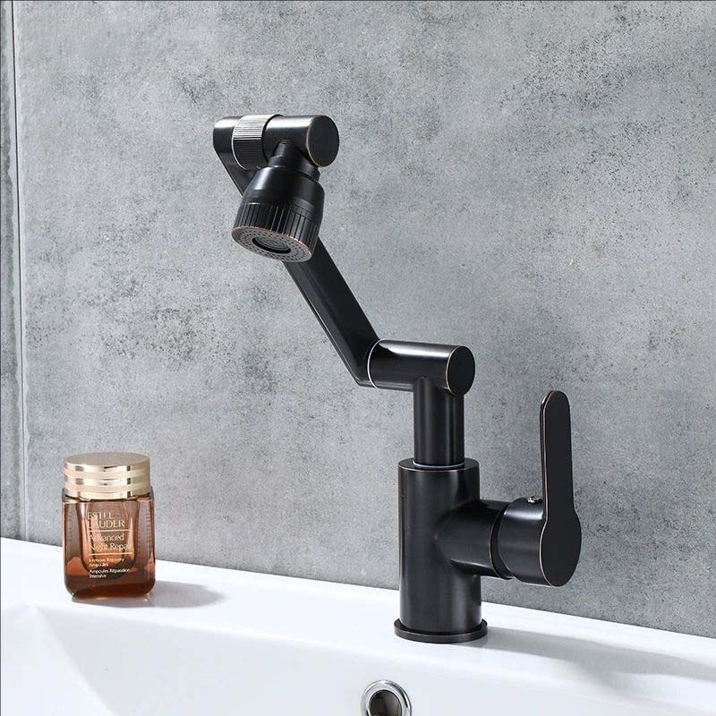 Robinet de lavabo de salle de bain en laiton antique Mélangeurs de cuisine universels Robinets Chaud Froid Ménager Modes doubles Rotatif Bidet Bras robotique