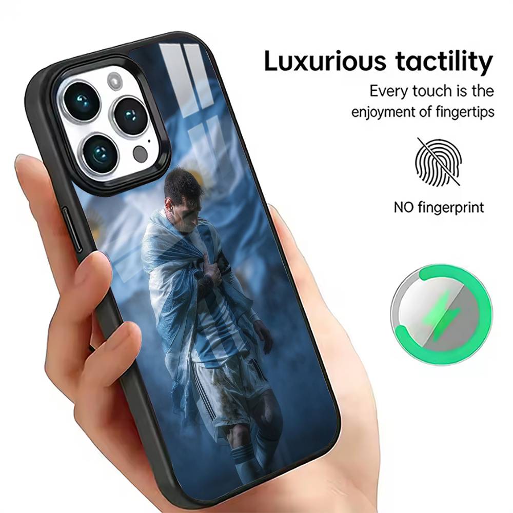 Coole Nummer 10 Fußballspieler Handyhülle Für iPhone17,16,15,14,13,12,11 Plus,Pro Magnetisch mit Magsafe Kabelloses Laden
