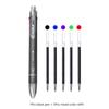 6 in 1 Multifunctional Pen 0.7 mm Ballpoint Pen 5 Colors and 0.5 mm Mechanical Pencil in One Pen for School Office Supplies