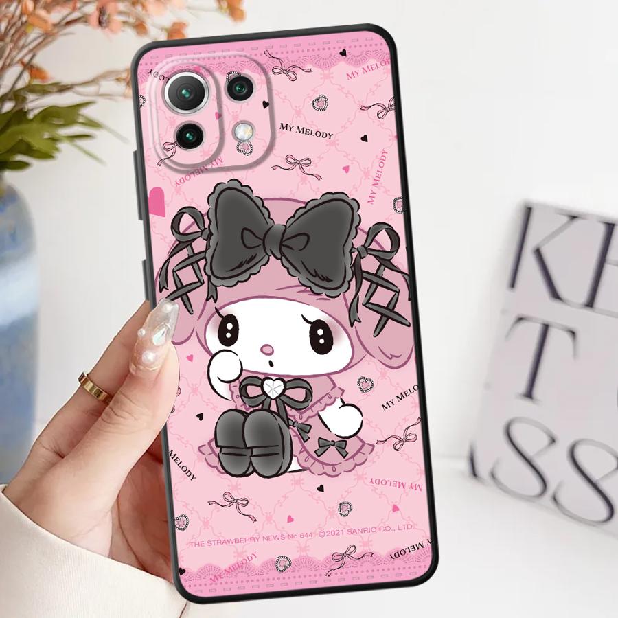 Kuromi Melody Case for Xiaomi Mi CC9Pro 10 11 13 Lite 11T 14 Pro 9 13 10T 9T Soft Back Phone Cover