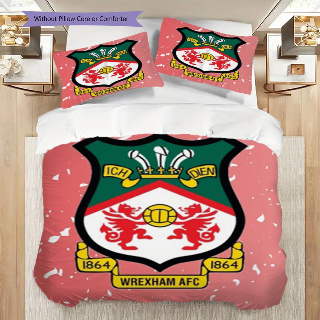 Sunderland Afc Emblem Radiance Three-piece set (1 * duvet cover + 2 * pillowcase, without core) 2D Flat Christmas birthday gift
