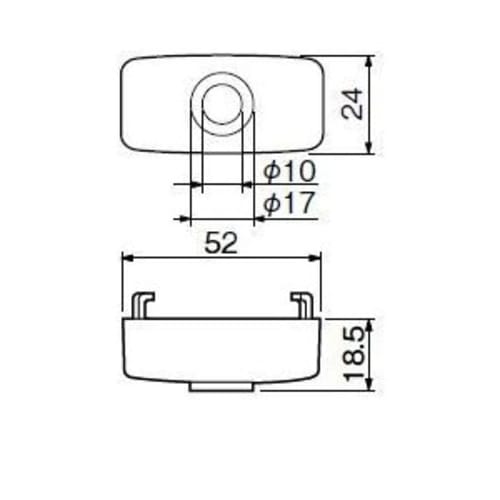 Panasonic Square Hook Ceiling Cap [Made to Order] WG7001