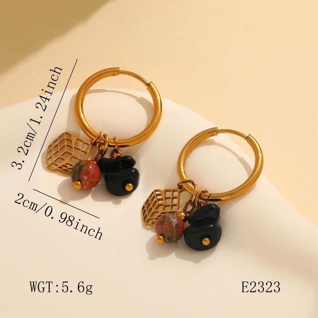 Seashell Dolphin Stainless Steel Trend Earrings