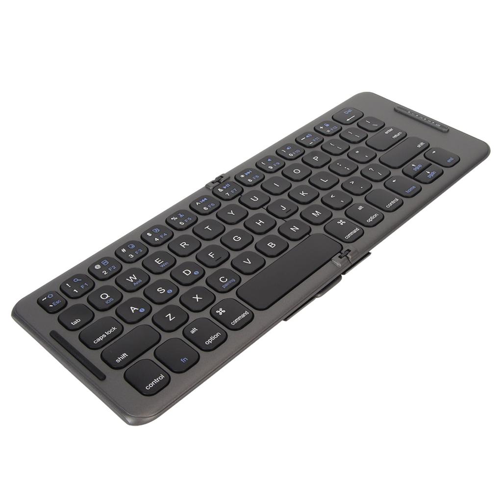 Foldable Bluetooth Keyboard 2 Fold Wireless Keyboard 3 Channel for Tablet Computer