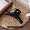Japanese Polka Dot Bow Hair Clip - Versatile, Cute Girly Shark Clip Accessory