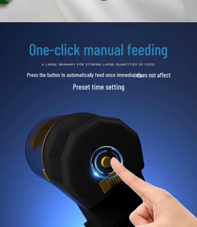 Intelligenter Automatischer Fischfutterautomat für Koi- und Goldfisch-Aquarien