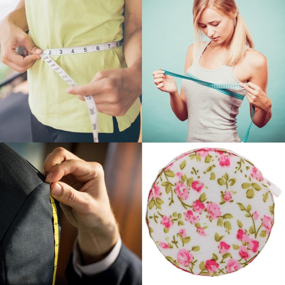 High Accuracy Body Measuring Tape 60in Body Tape Measure Sewing Measuring Tape Body Fitness Flower Shape