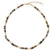 Chinese Retro Natural Stone Beaded Necklace & Light Luxury Bracelet Jewelry Set