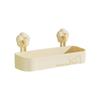 Simple Flower Suction Cup Shelf Cute Storage Organizer Rack Bathroom Storage Shelves  Kitchen