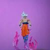 25 Cm Anime Dragon Ball Figure With Light, Ultra Instinct, Saiyan Son Goku, Pvc Sculpture, Decorative Doll, Collectible Model