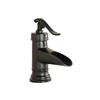 Antique Basin Faucets Black Bronze Waterfall Faucet Bamboo Bathroom Sink Taps Single Lever Hot and Cold Water Mixer Taps