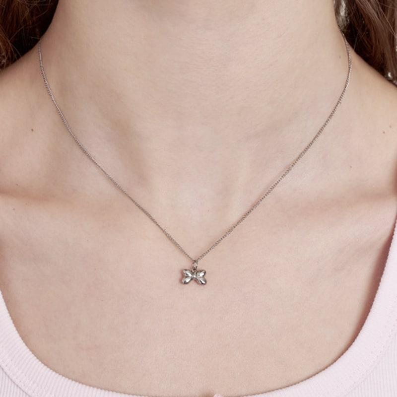 

ENGBROX bubble butterfly necklace gold