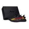 Originals Yeezy Boost 350 V2 Moisture Wicking Low Top Casual Shoes Unisex Black Red Brown HQ4540(Team80-S-BOX)