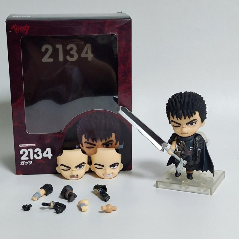 Anime 2134 Griffith 2544 Movable Action Figure Q Version Berserk Guts Pvc Collectible Desktop Decoration For Adult Anime Fans