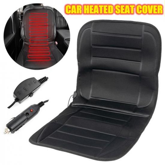 Car Heated 12V Heating Seat Cover Cushion Pad Winter Heater Warmer Universal Car