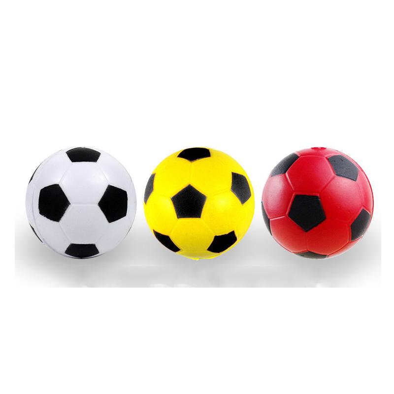 3/6/10Pcs Outdoor Sports 4Cm White Kids Mini Football Ball Baby Kids Toy Sponge Pu Jumping Ball Stress Ball Party Game Boy Toys