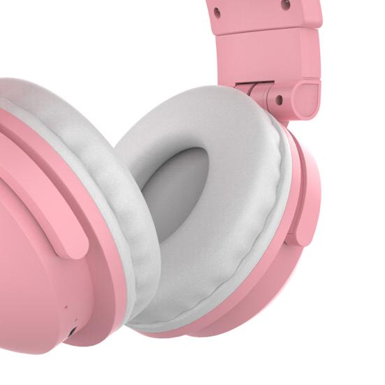 Bluetooth-compatible Headphone Colorful Luminous Cat Ear Shape Stereo Music Wireless Gaming Headset for Mobile Phone