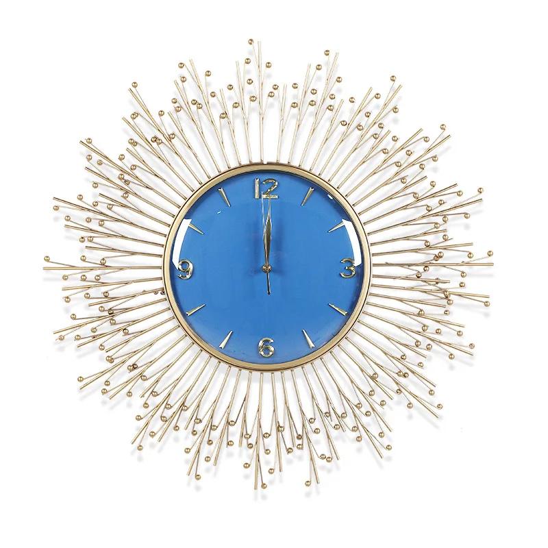 Light Luxury Wall Clock, Living Room Clock Modern Minimalist Decoration Clock Wall Hanging Creative Watch