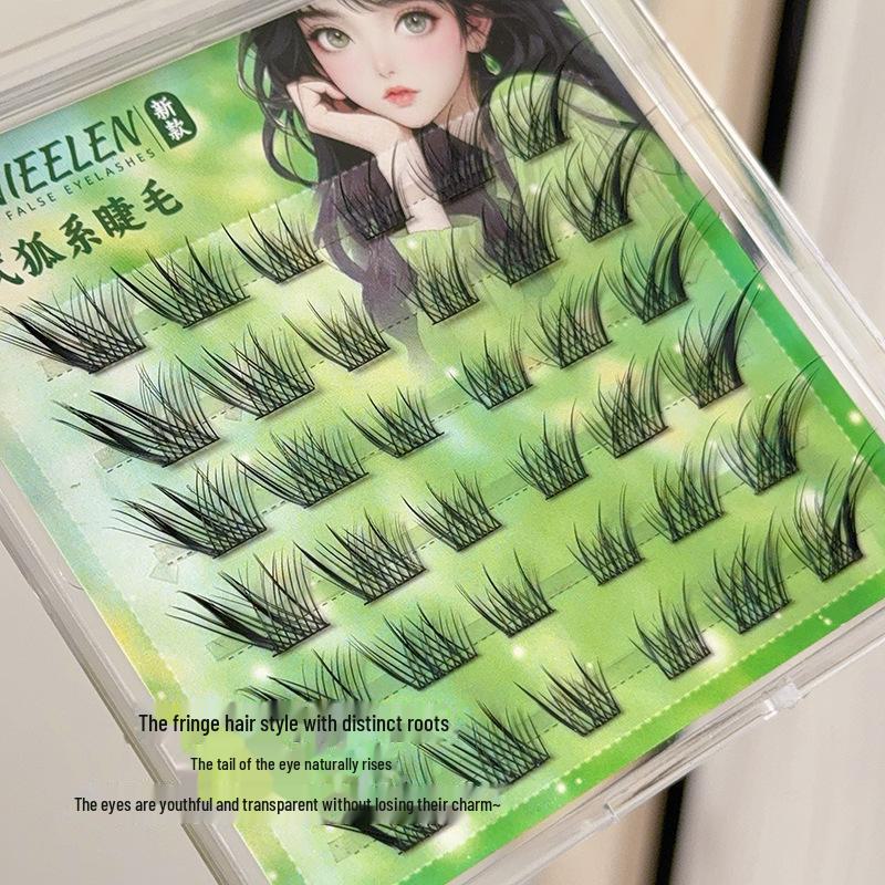 Daji Fox Series Glue-Free Eyelashes - Natural, Thick, Comic Curl, Long-Lasting Wear