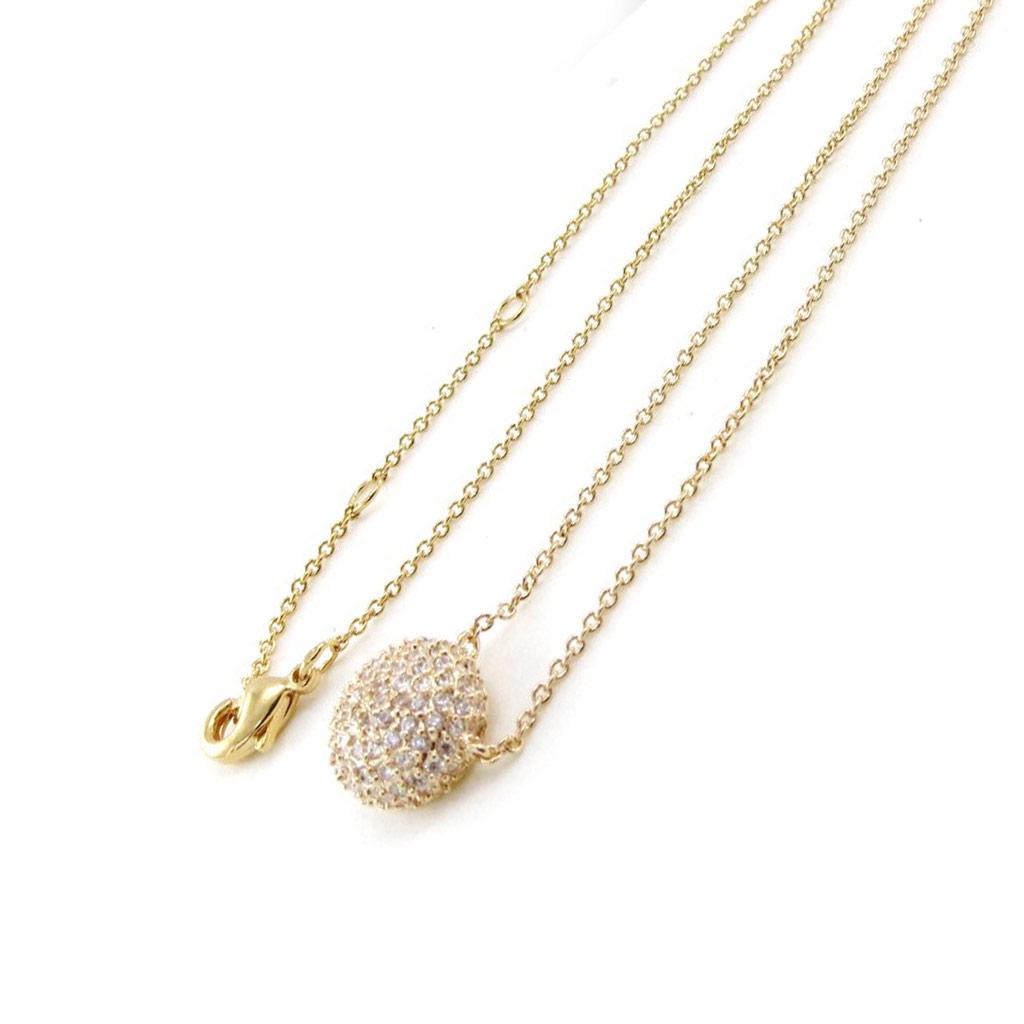 Les Trésors De Lily [J0155] - Gold-Plated Necklace 'Sissi' White Gold - 10 Mm