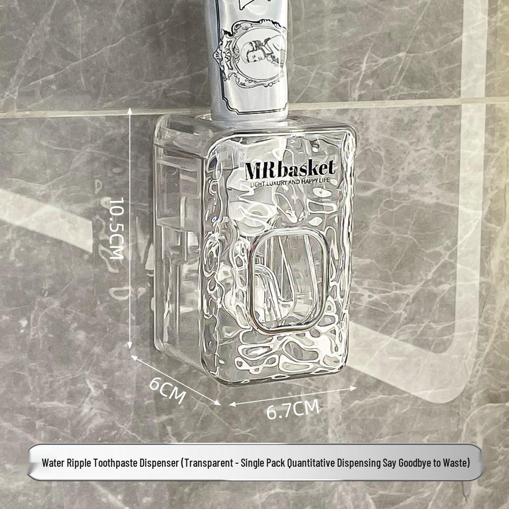 Nástěnný držák na zubní kartáčky se sací přísavkou a kelímkem na ústní vodu