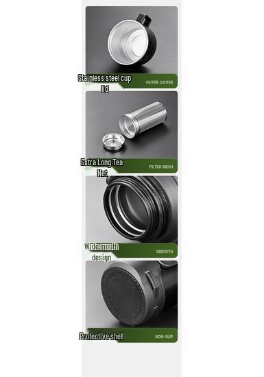 316 Stainless Steel Insulated Kettle, Large Capacity, Portable Outdoor Cup, Car-Mounted Hot Water Bottle
